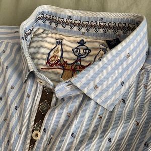 Robert Graham long sleeve XL flip cuff